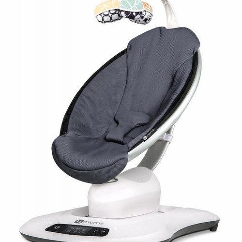 Fotoliu balansoar bebelusi 4MOMS MamaRoo 4.0, Mesh Grey