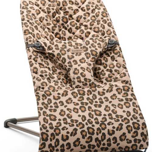 Balansoar BabyBjorn Bliss Beige/Leopard, Bumbac - Editie Limitata