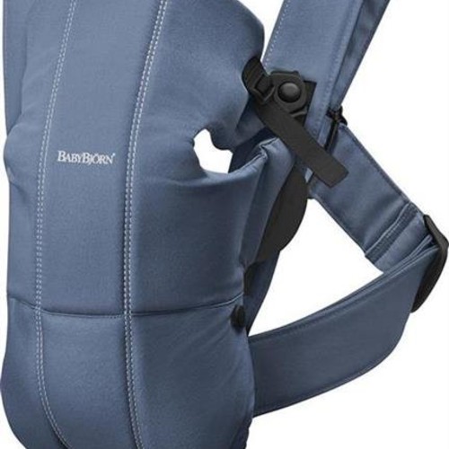 Marsupiu anatomic BabyBjorn Mini Vintage Indigo