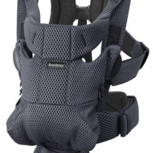 Marsupiu anatomic BabyBjorn Move Anthracite, 3D Mesh