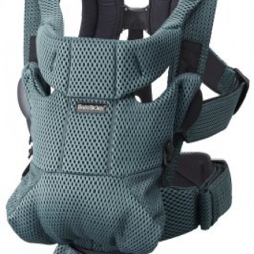 Marsupiu anatomic BabyBjorn Move Sage Green, 3D Mesh