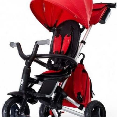 Tricicleta ultrapliabila Qplay Nova Plus Rubber Rosu