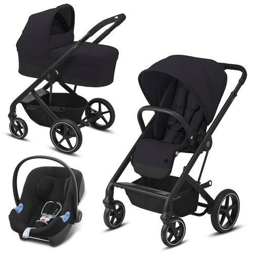 Cărucior 3 în 1 Cybex Balios S Lux Deep Black