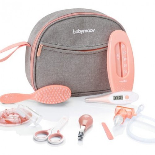 Set pentru ingrijire Babymoov Grooming Set Peach, 9 piese