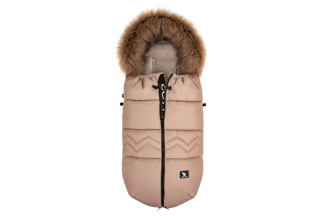 Husă de iarnă Cottonmoose pentru cărucior 0-36 luni North, Camel