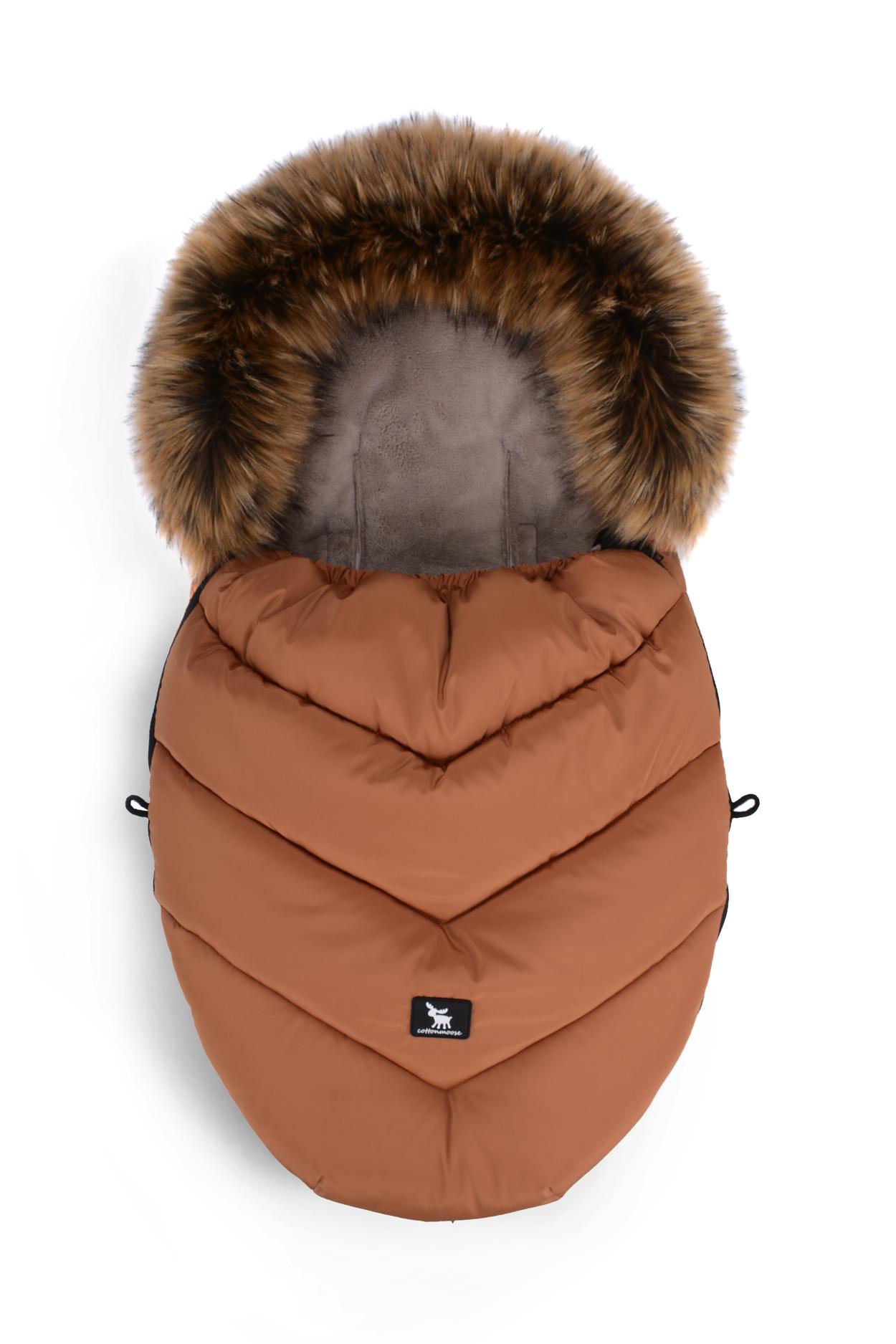 Husă de iarnă Cottonmoose pentru carucior 0-12  luni MINI Moose, Amber