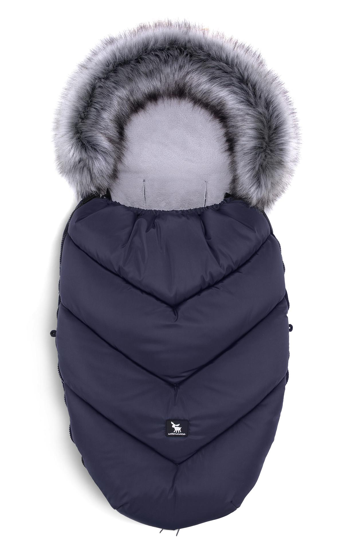Sac de iarna pentru carucior 0-36 luni Moose Cottonmoose - Dark Blue