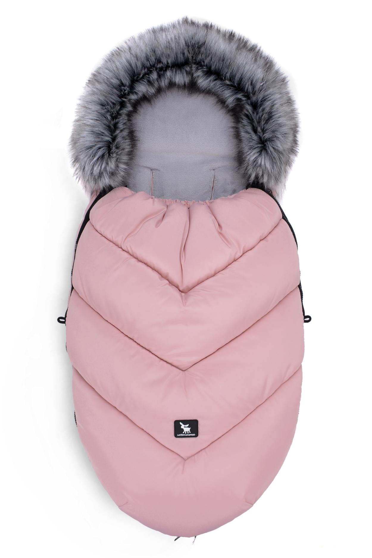 Sac de iarna pentru carucior 0-36 luni Moose Cottonmoose - Pink