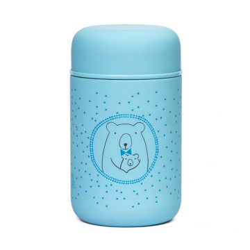 Cana termica seria , Suavinex, Inox, 350 ml, Blue