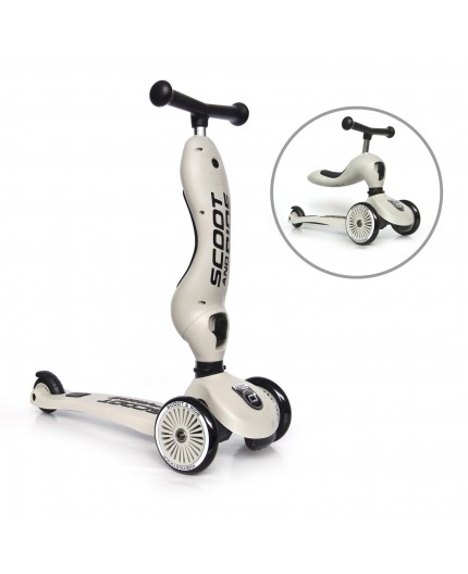 Trotineta 2-in-1 Scoot & Ride HighwayKick 1 Ash, 1-5 ani